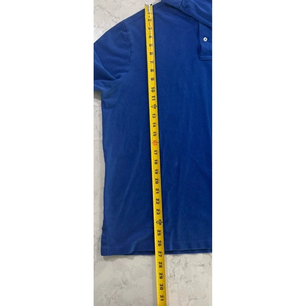 Polo Ralph‎ Lauren Jersey Hooded Shirt Mens XL Blue Long Sleeve Classic Fit Logo